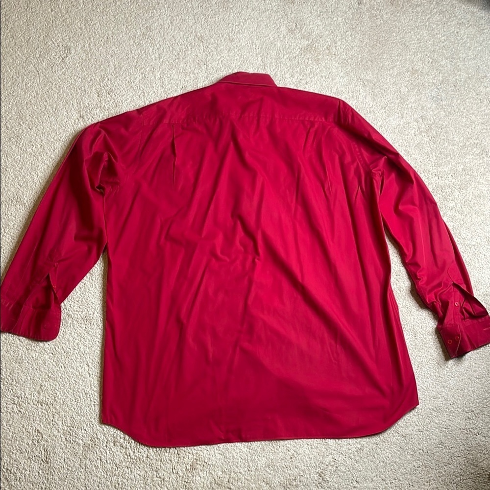 Modena Red Dress Shirt - Picture 5 of 5